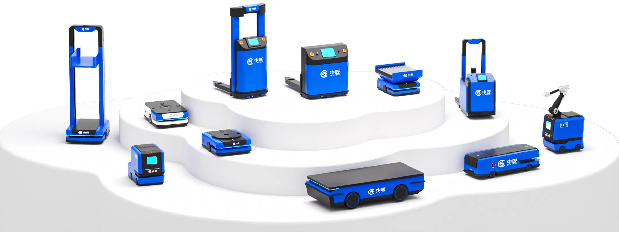 Unmanned Forklift Agv - Intelligent Handling Robot with 100kg to 2000kg Capacity