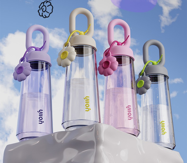 Пластиковая бутылка для воды Creative Petal, 500 мл