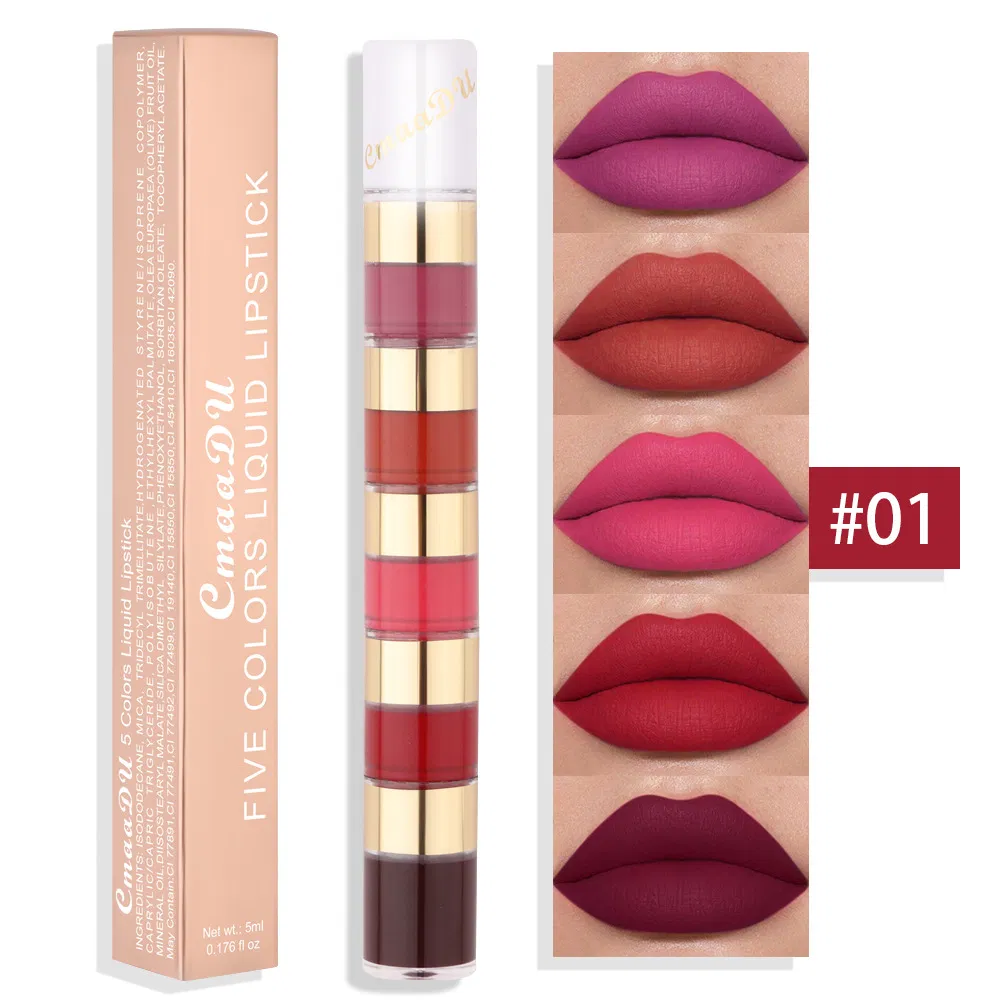 Daily Party Dating Lip Gloss, Cmaadu 20 Shades Waterproof Long-Lasting Lip Gloss Set for Women & Beauty Fans