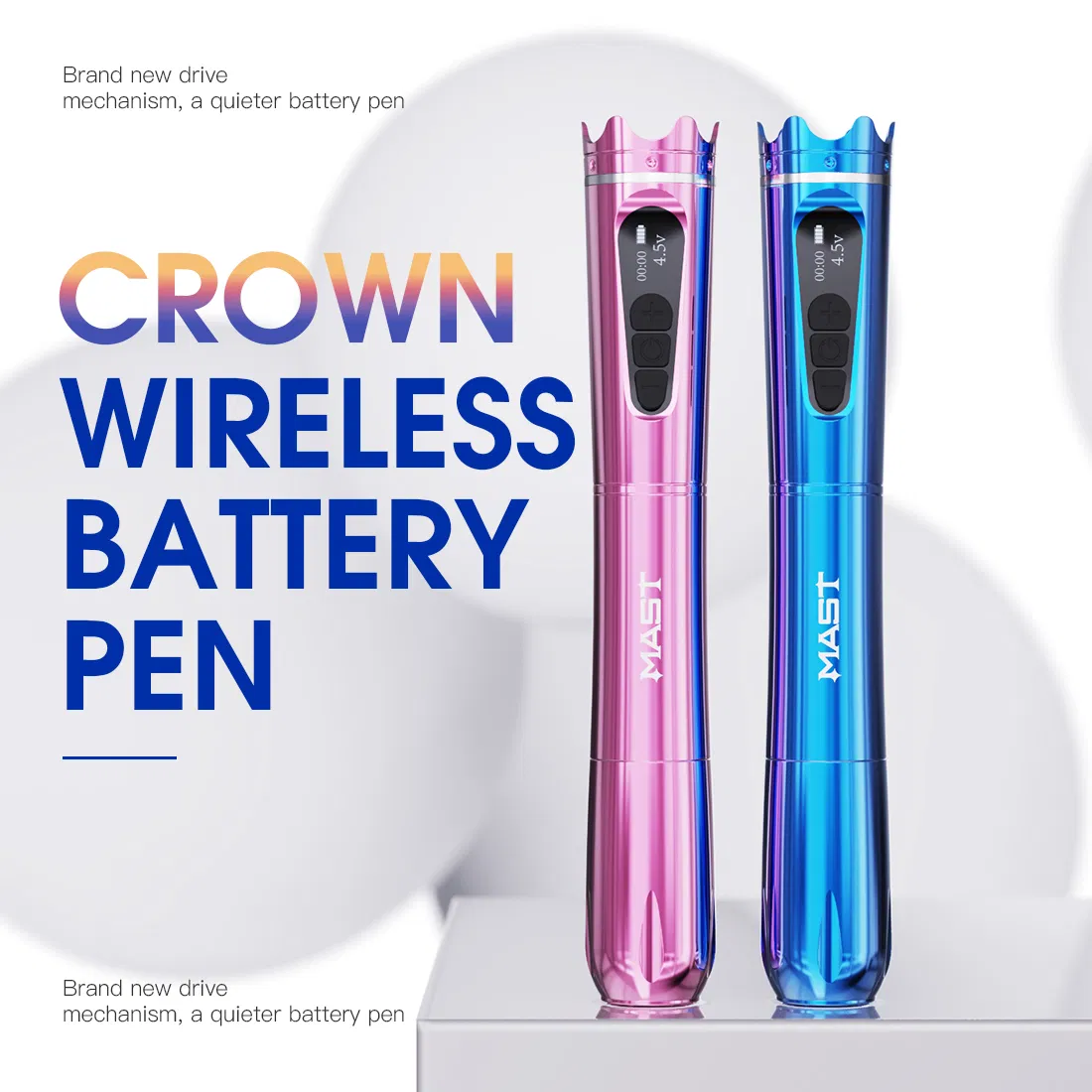 Mast Crown Wireless Battery Tattoo Machine Pen