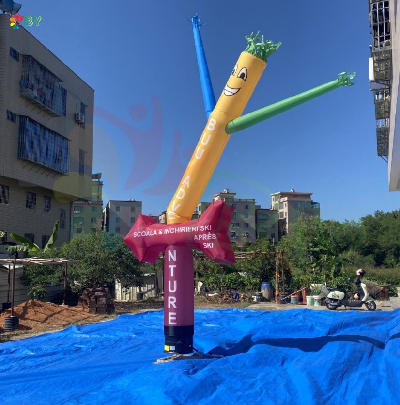 Outdoor Inflatable Tube for Car Wash Air Dancer Advertising Inflatables