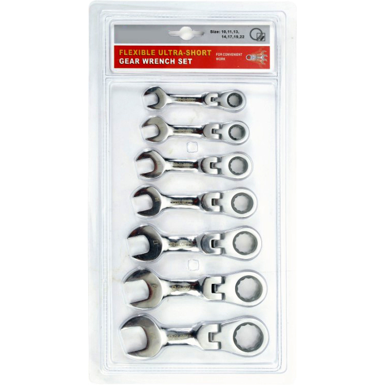 5PC Ratchet Wrench Set, Gear Spanner Set