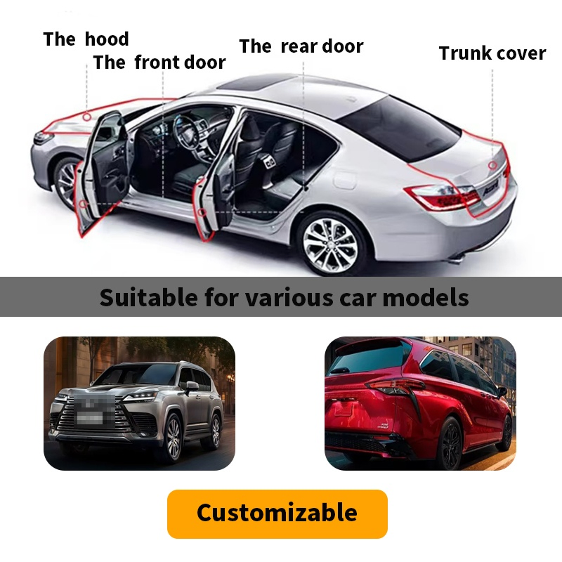 Customized EPDM Car Door Rubber Seal Strip