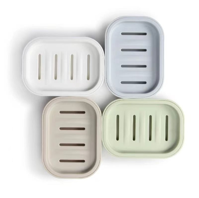 Draining Soap Dish, Creative Bathroom Handcrafted Soap Holder, Plastic Soap Tray