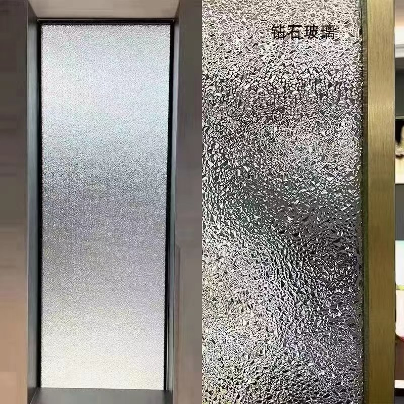 Pattern Glass Size 3300X2140mm Fit for Decorative Glass