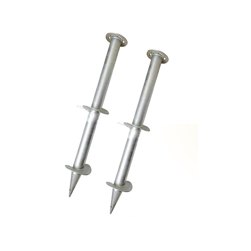 Continuous Welded Helix Ground Screw Anchor Pile for Ground Stabilization