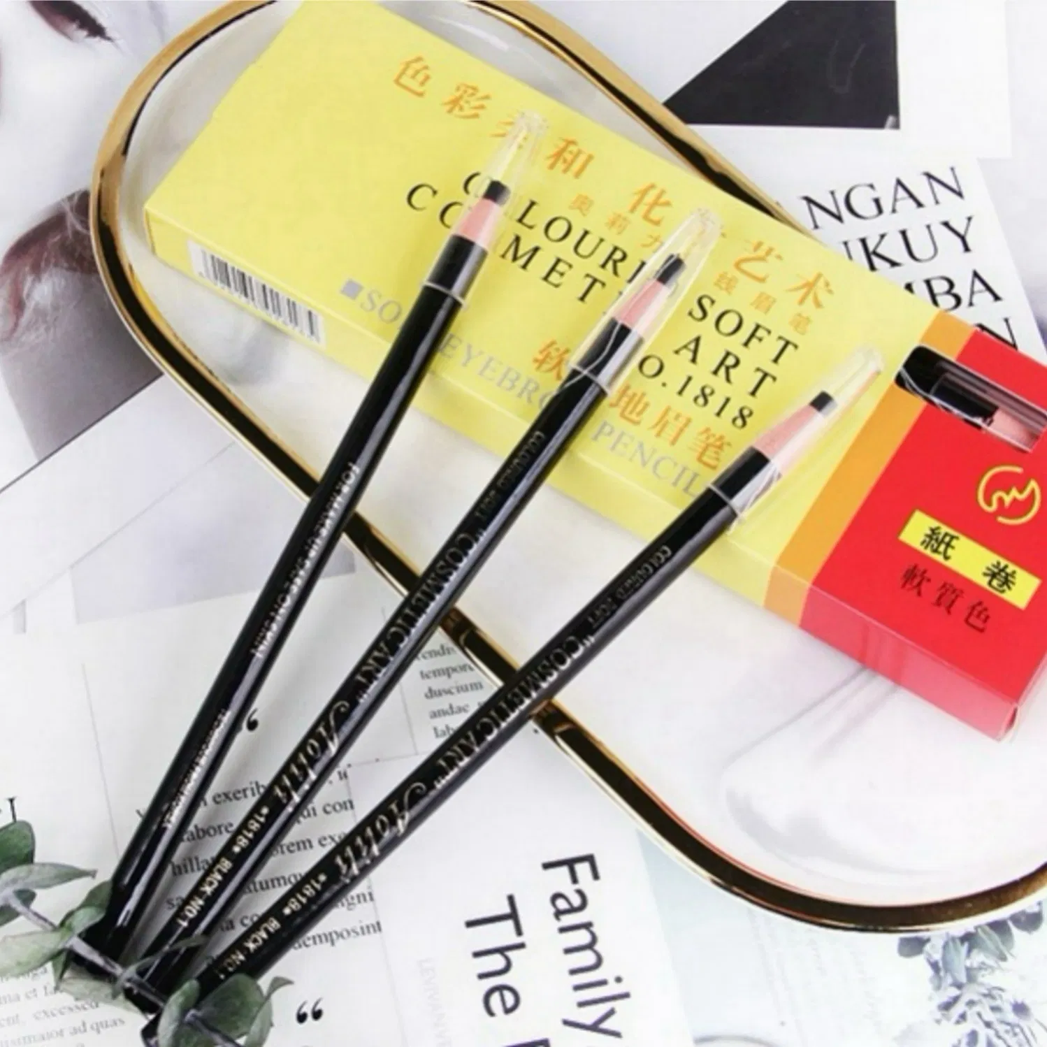 High Pigment Eyebrow Pencil with Waterproof Feature for Long Lasting Color Even in Rainy Days