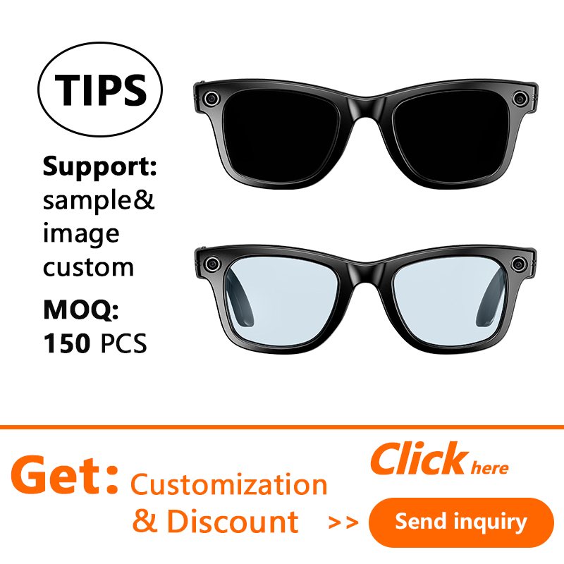 New Smart Glasses with 8MP Camera Bt Call WiFi Transfer Eis Video Ai Real Time Translation Audio Recording Sunglasses W610