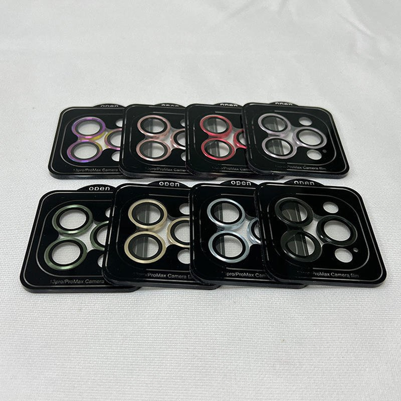 Eagle Eye Camera Protector Position Locate Metal Ring Case Tempered Glass