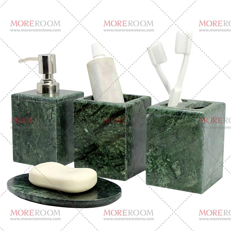 Gold Luxury Gemstone Bathroom Sets for Villa
