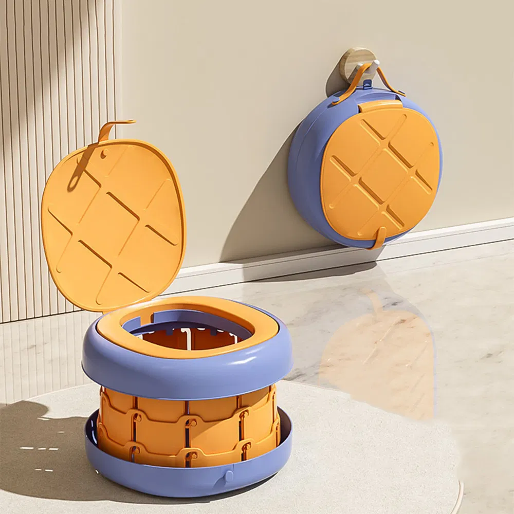 Wholesale Cartoon Children Folding Toilet Outdoor Camping Emergency Potty
