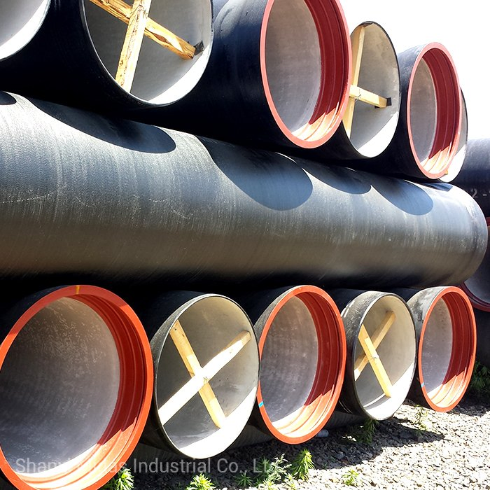 ISO2531 Black Ductile Cast Iron Pipe 300mm for Drinkable Water