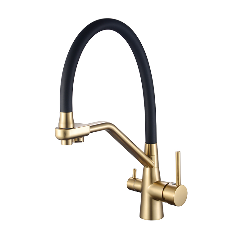 Filter Kitchen Faucets Kitchen Sink Mixer Tap 3 Ways Spout Zinc Alloy Special Design Faucet