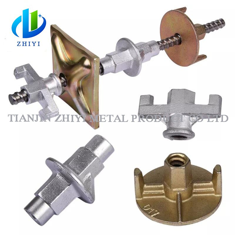 Formwork Accessories Forged Steel Tie Rod and Three Brass Wing Nut with Edged Threaded Rod #18 Slotted Suppliers