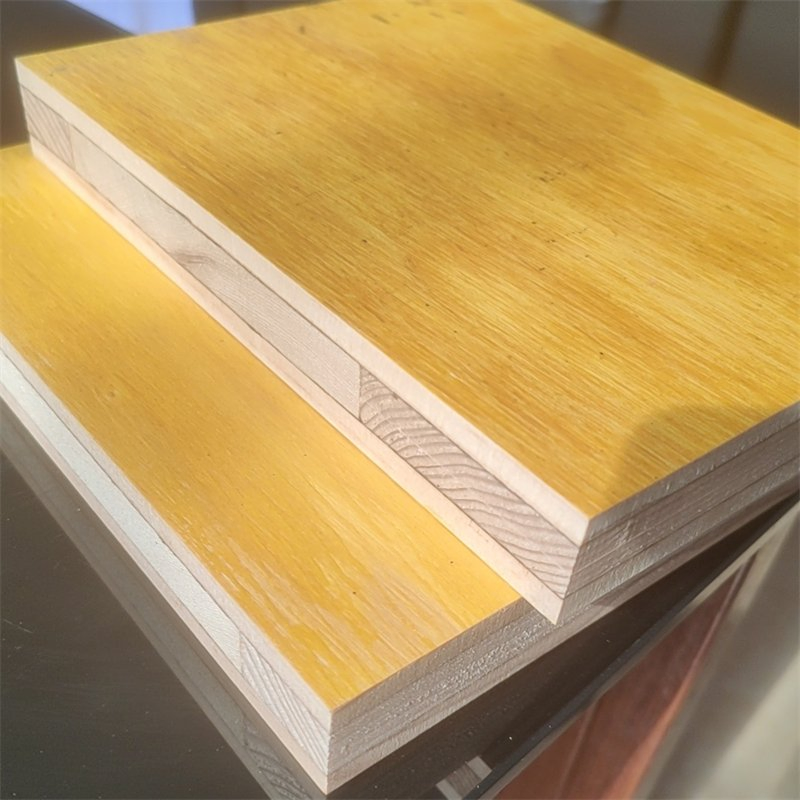 3-Ply Shuttering Panels Construction-Grade Yellow Concrete Formwork Reusable Yellow Concrete