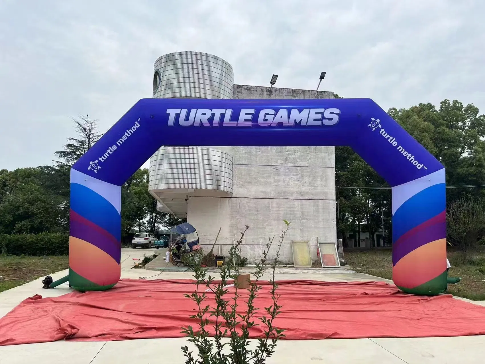 Giant Air Blow up Birthday Party Welcome inflatable Archway Decor