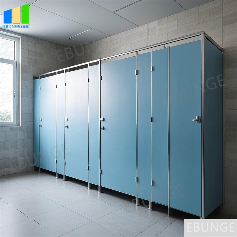 2025 New Phenolic Boards Toilet Cubicles Paint Free Kuwait Toilet Partitions Wear-Resistant Bathroom Cubicles