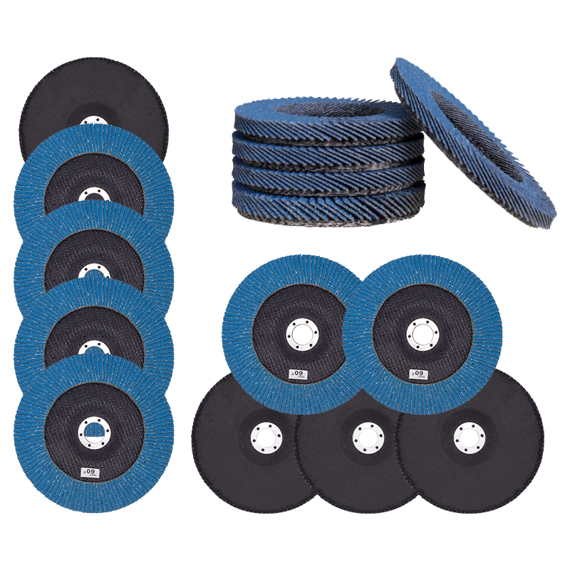 4.5 Inch Disc115mm Zirconia Alumina Flap Disc 36#~320# Stainless Steel Grinding Disc