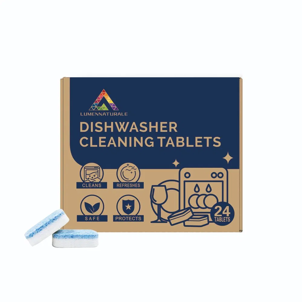 Commercial Kitchen Dishwasher Tablets with Heavy Duty Dishwashing Detergent Power