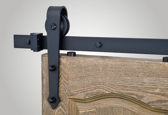 Arrow Shape Steel Sliding Barn Door Hardware