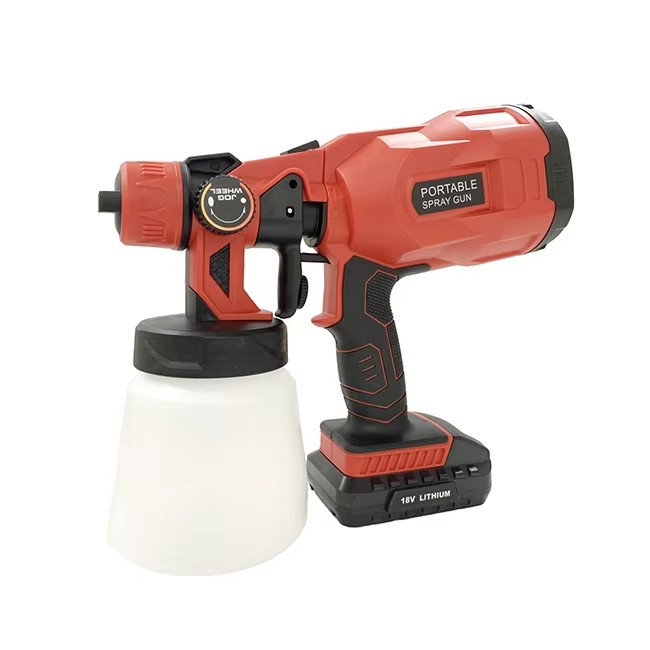 Rechargeable Battery Powered Spray Painting 18V Spray Gun