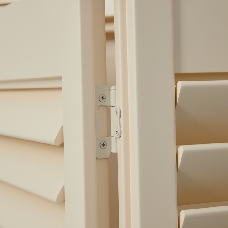 Factory Tier-on-Tier Plantation Shutters Window Covering Lightwood Popular Decoration