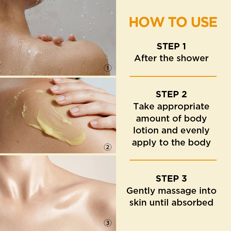 Hyaluronic Acid & Ginger Extract Turmeric Body Lotion Brightening & Refreshing
