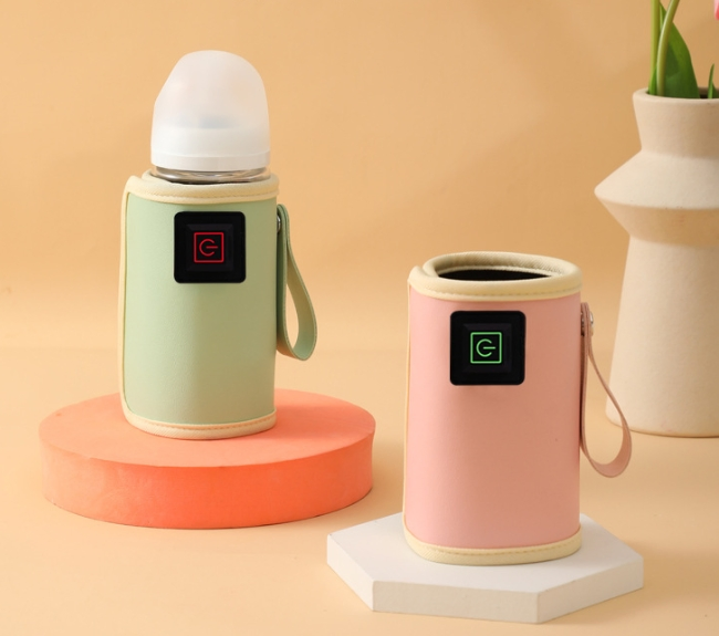 Portable USB Intelligent Temperature Baby Milk Bottle Warmer Insulation Cover Heater