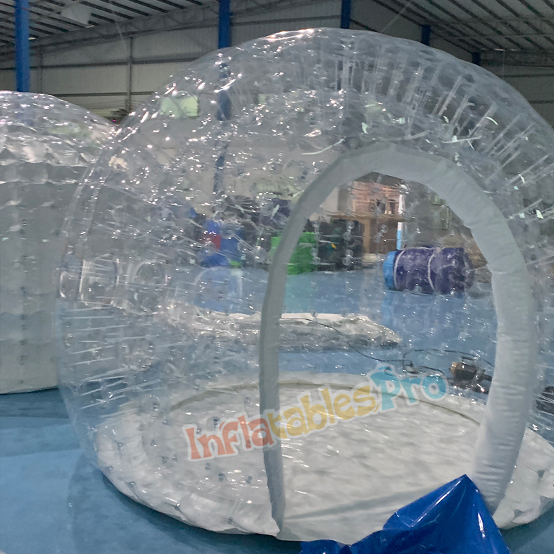 Small Inflatable Igloo Tent with Leg Lighting for Event