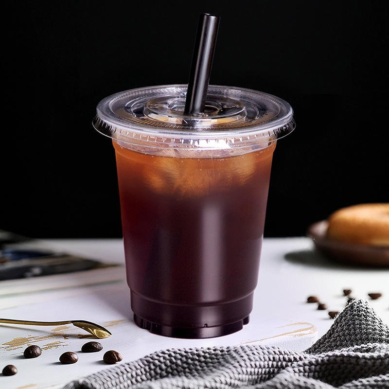 Customizable Disposable Plastic Cups for Boba and Bubble Tea
