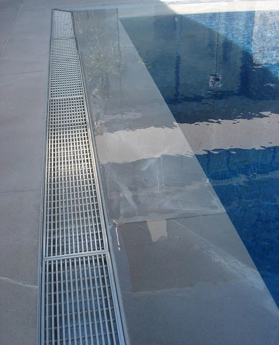 12 Inch 30cm Stainless Steel Pool Drain Channel Overflow Cover Grating for Swimming Pools