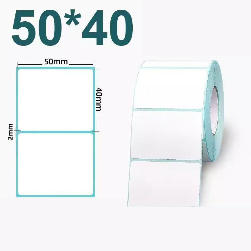 High Quality Customizable Self-Adhesive Label Sticker Paper Roll for Supermarket Labels