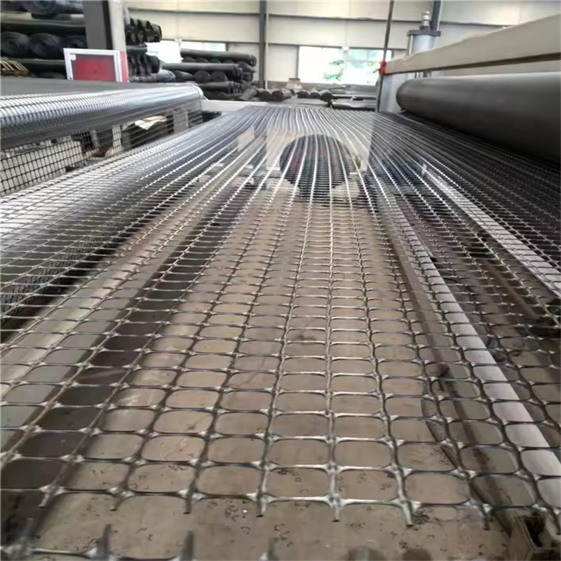 High Tensile Strength Polypropylene Geomalla Biaxial Geogrid for Road Construction