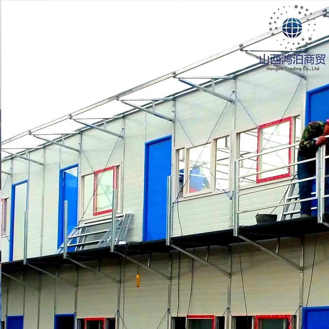 Lightweight Activity Board House with Insulated Walls for Temporary Dormitories