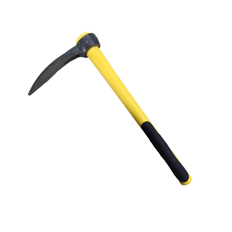 Plastic Handle Point Pickaxe Garden Tools Outdoor Digging Tools Rail Steel Pickaxe