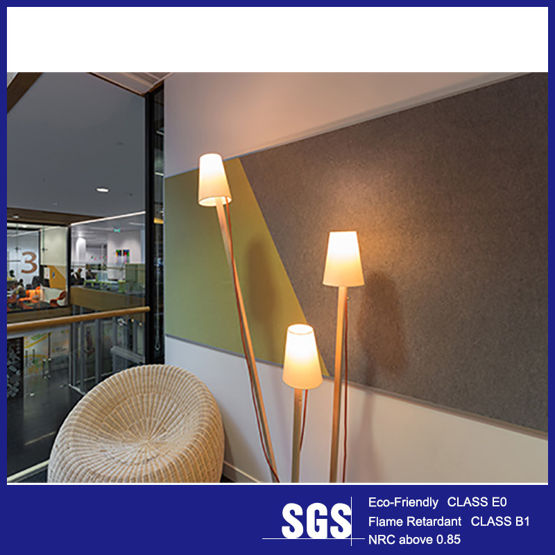 Polyester Fiber Acoustic Panel Wall Sound Insulation Decorative Wall Tile Polyer