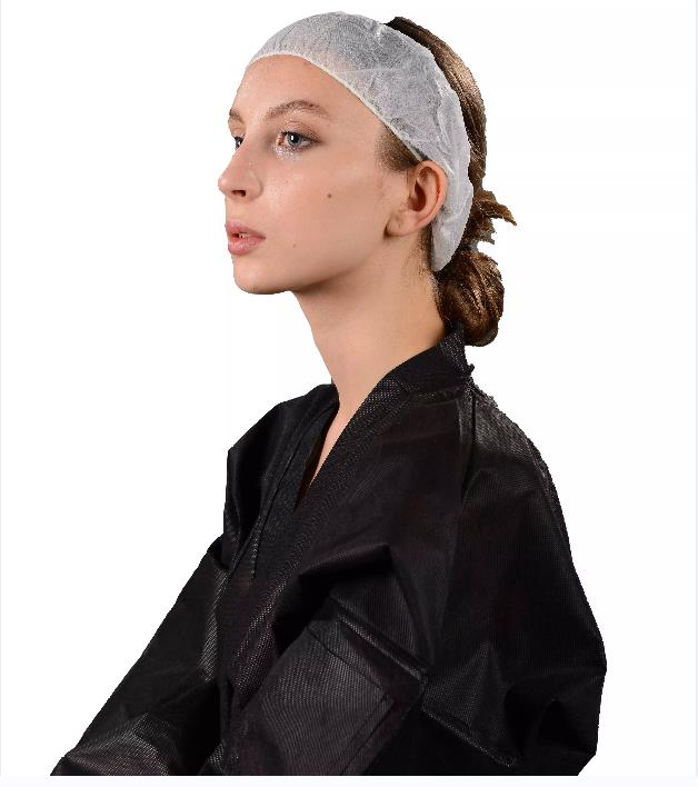 Disposable Nonwoven Fashion Pleated Hair Band Head Band Ce Approved