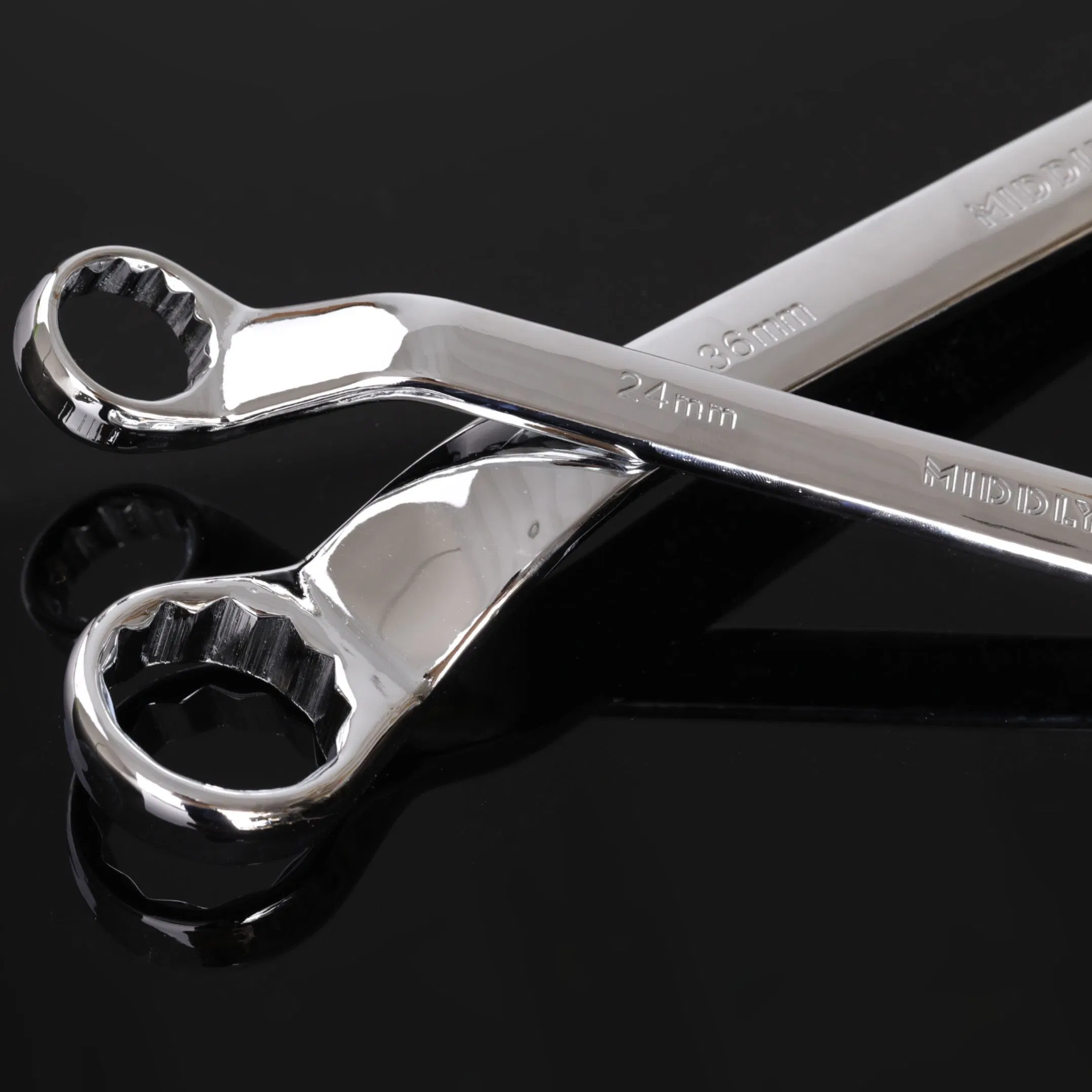 Набор гаечных ключей Middly, двойной рожковый, хром-ванадий