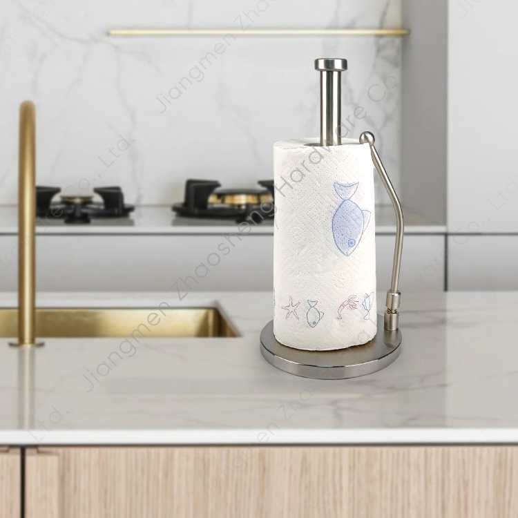Countertop Stand Dispenser Kitchen Paper Towel Stainless Steel 304 Tissue Holder