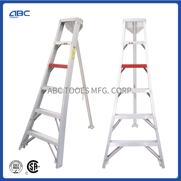 Type II Heavy Duty Folding Fiberglass Step Ladder for Use Around Electricity