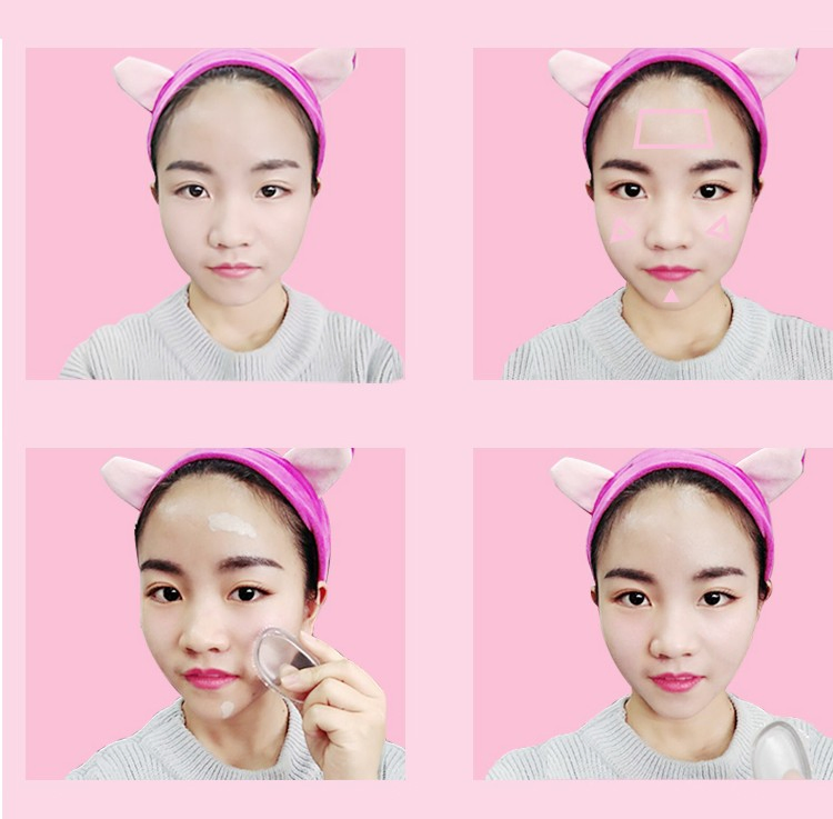 Hot Selling Free Sample Washable Silicone Puff for Cosmetics Silicone Cleaning Face Puff