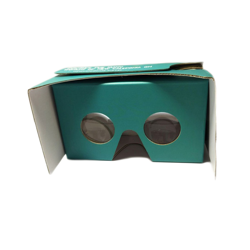 Branded Google Cardboard Vr Video Glasses 3D Colorful Cardboard Vr Headsets 3D Glasses Virtual Reality