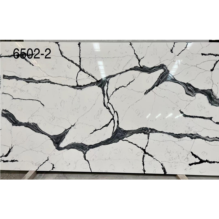 Kitchen Table Countertops Artificial Stone Calacatta Gold White Engineered Quartz Stone Slab