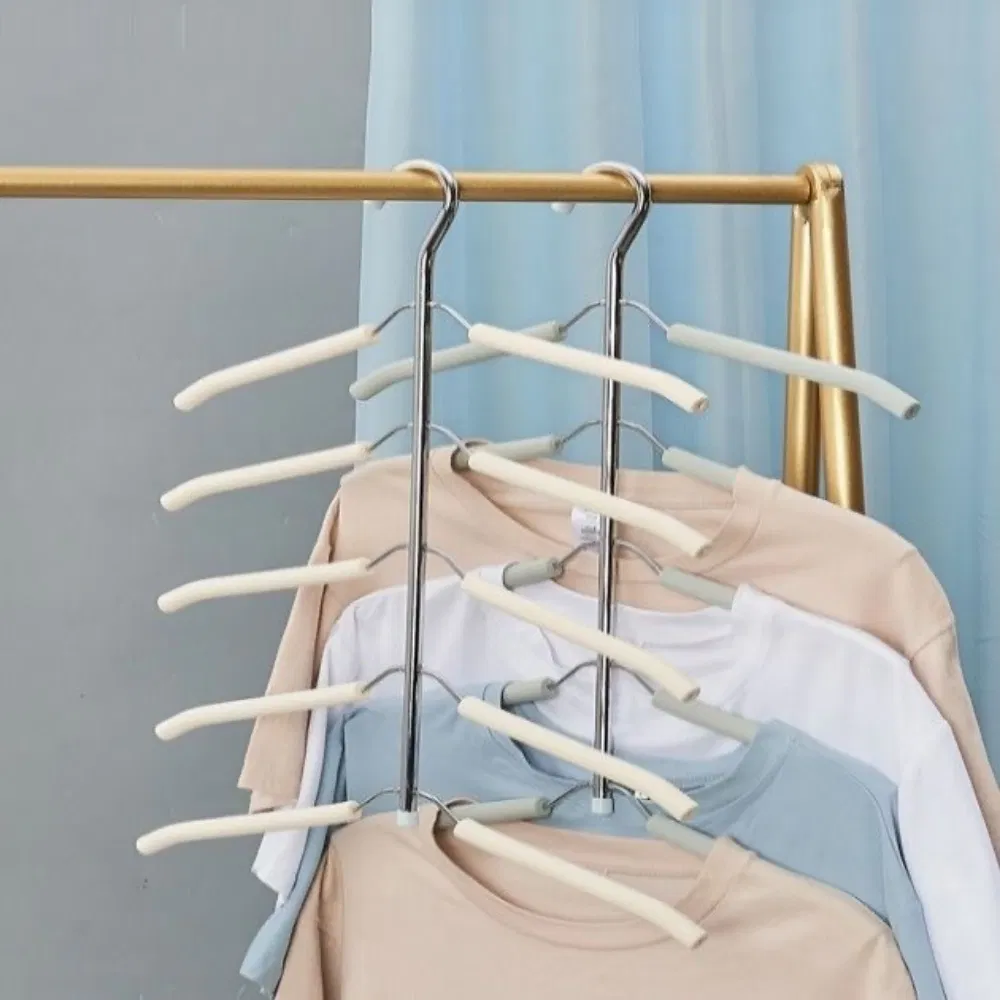 5 Layer Non-Slip Clothes Rack Hanger Wardrobe Closet Wbb29901