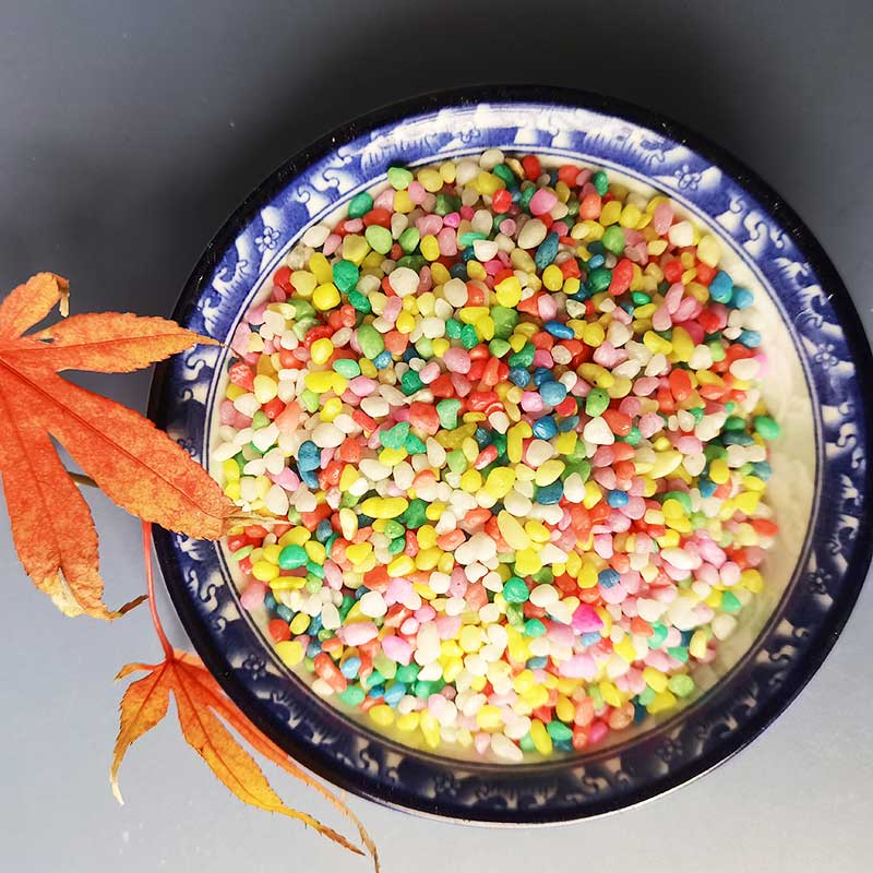 Premium Quality Mix Colour Dyed Marbles Aquarium Gravel Pebbles Stone