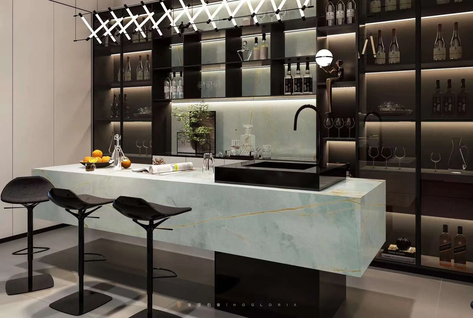 Brazil Luxury Stone for Countertop Home Decoration