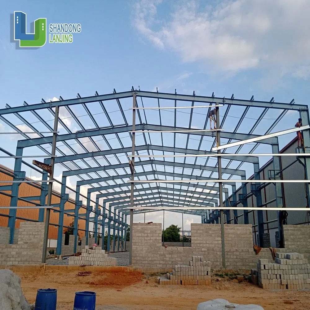 Fast Install Steel Structure Warehouse Prefabricated Building for Industrial Plant Guyana/Brazil/Colombia/Ecuador