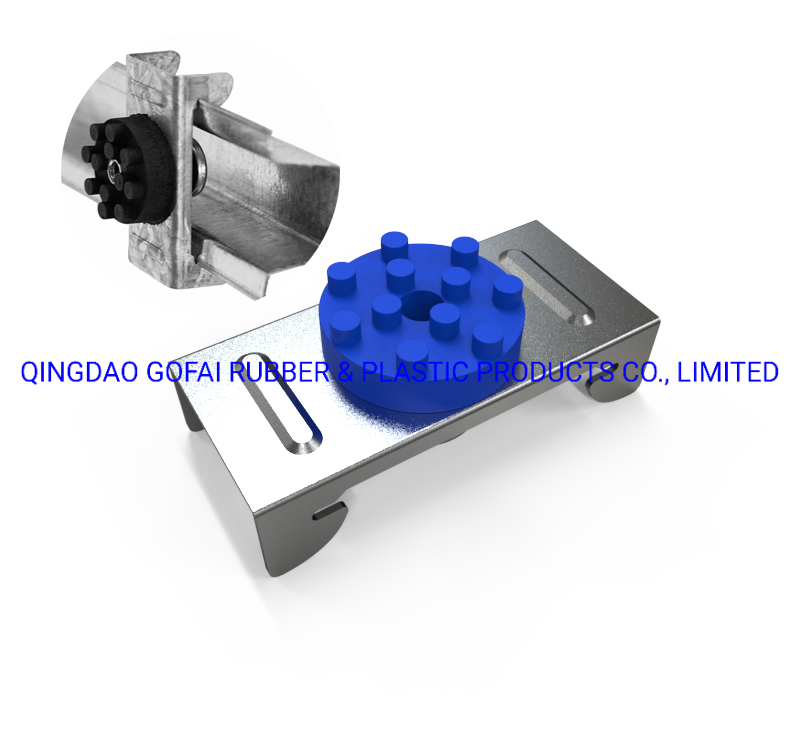 Ceiling and Wall Soundproofing Ceiling Grid Sound Isolation Clip Suspended Clip Acoustic Wall and Ceiling System