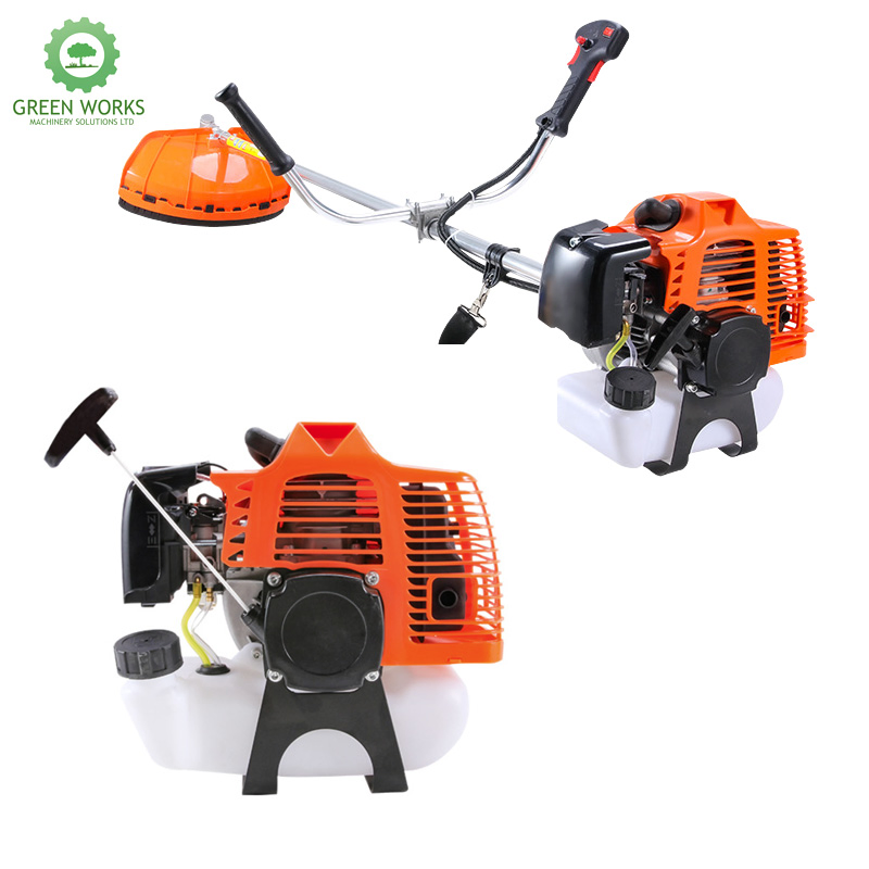 Powerful 43cc Brush Cutter for Efficient Grass and Weeds