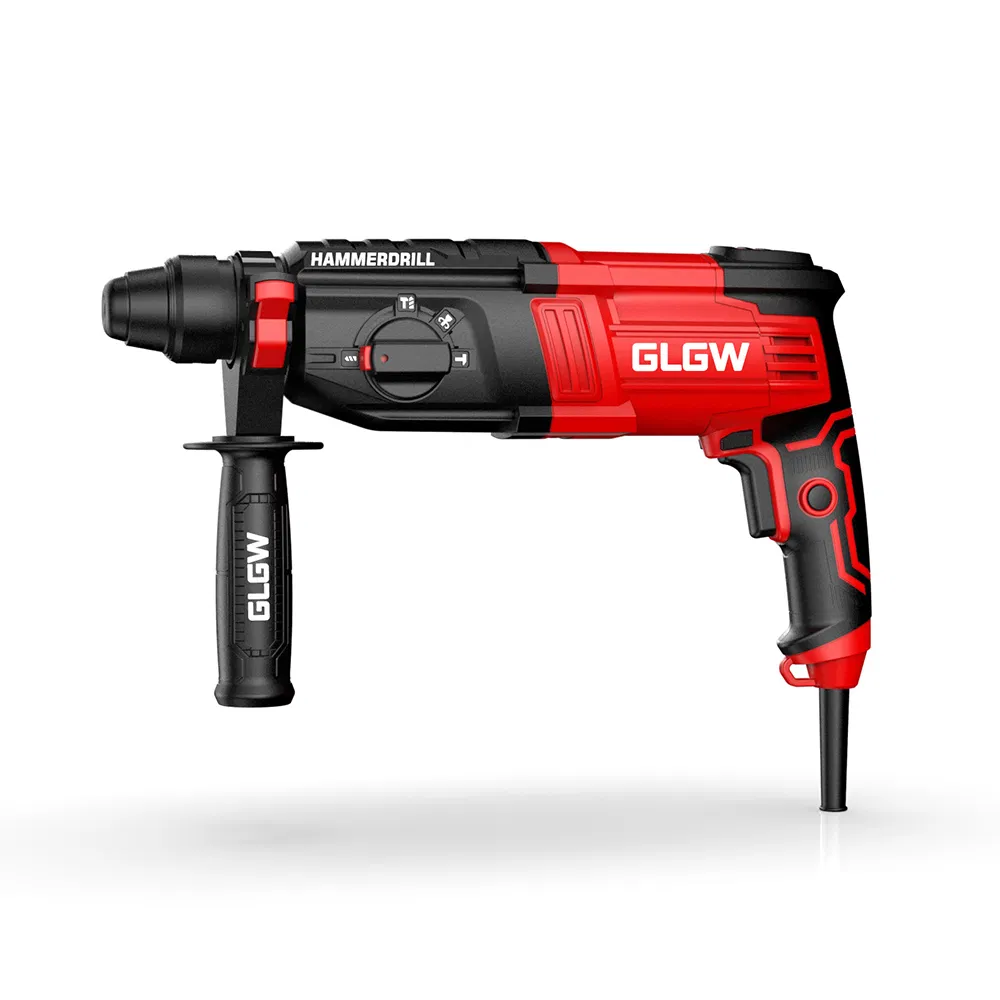 20V Multifunctional Rotary Hammer Brushless Motor Cordless Impact Hammer for Electric Drill Heavy Duty Concrete Drilling DIY